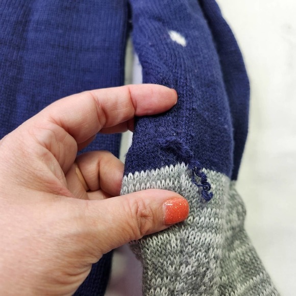 Jolly Sweaters Outdoorsman Santa Sweater Womens Size Medium Christmas Tree Top - Picture 7 of 8